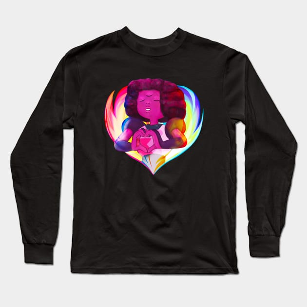 Garnet - Back Together Long Sleeve T-Shirt by art official sweetener